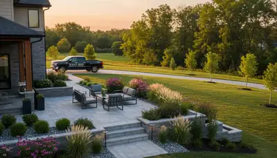 Professional landscaping service in Olathe, KS for healthy lawns and curb appeal