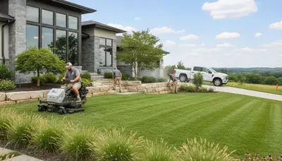 Landscaping services in Olathe, KS by Lawn Care Olathe KS