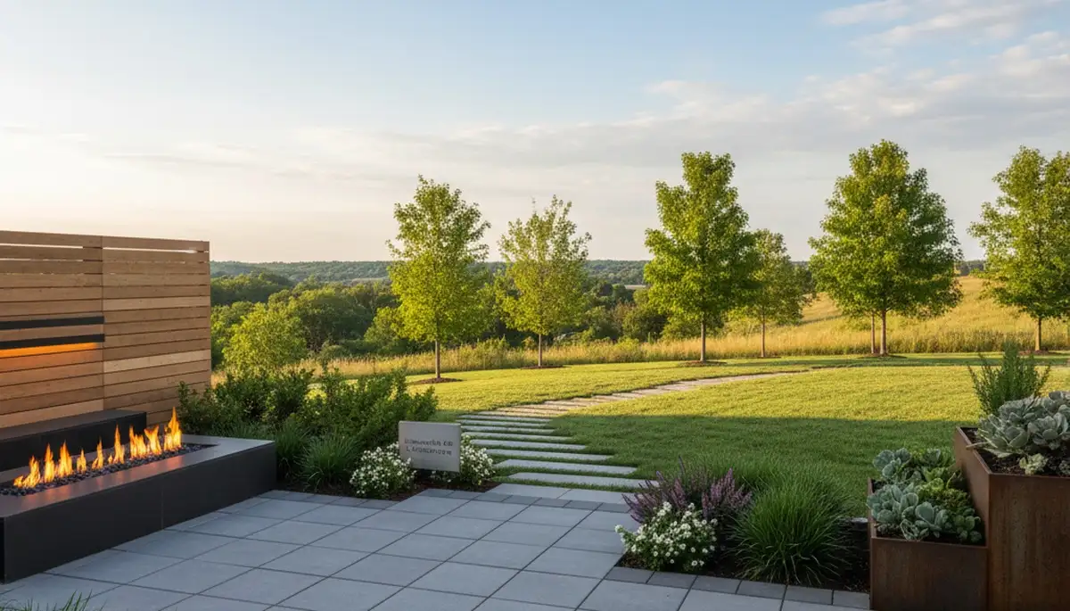 Landscaping crew providing lawn care services in Olathe, KS for a neat, healthy yard