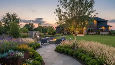 Landscaping crew provides lawn care services in Olathe, KS