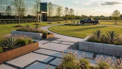 Professional landscaping service in Olathe, KS for lawns, shrubs, and curb appeal