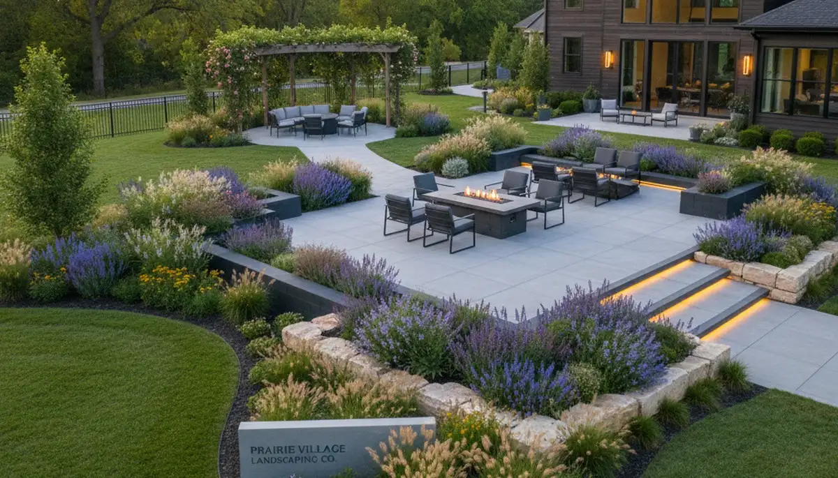 Lawn care team serving Olathe, KS with professional landscaping services