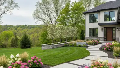 Professional landscaping service in Olathe, KS for healthy, well-kept lawns